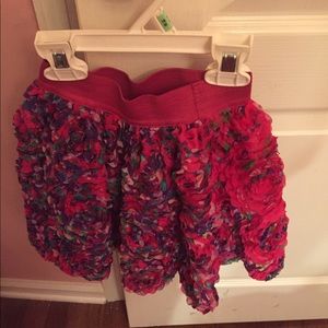 Girls Flower Skirt